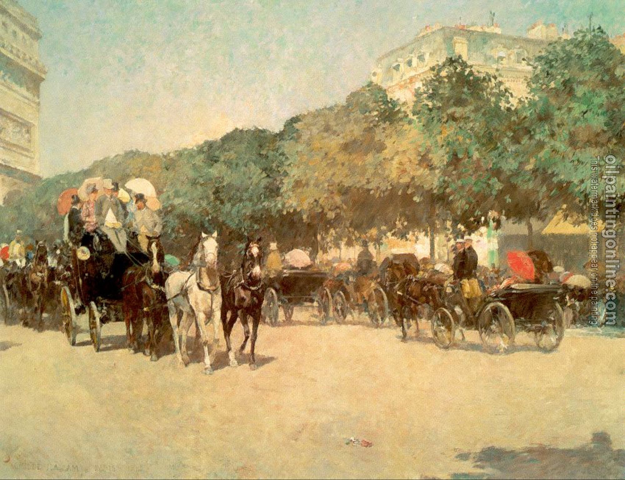 Hassam, Childe - Oil On Canvas